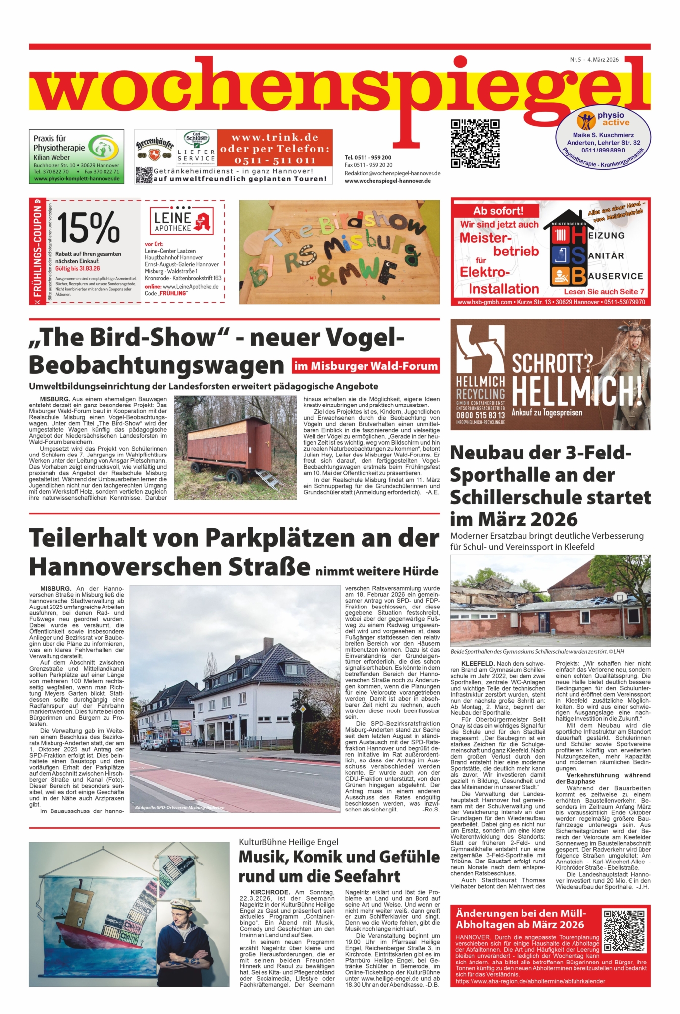 Wochenspiegel St Wendelnull